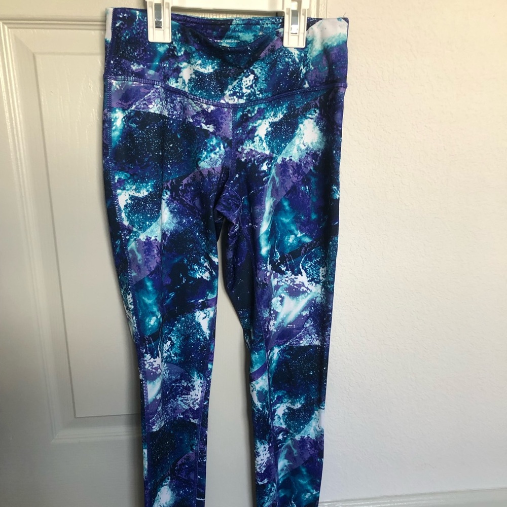 Multi color print leggings